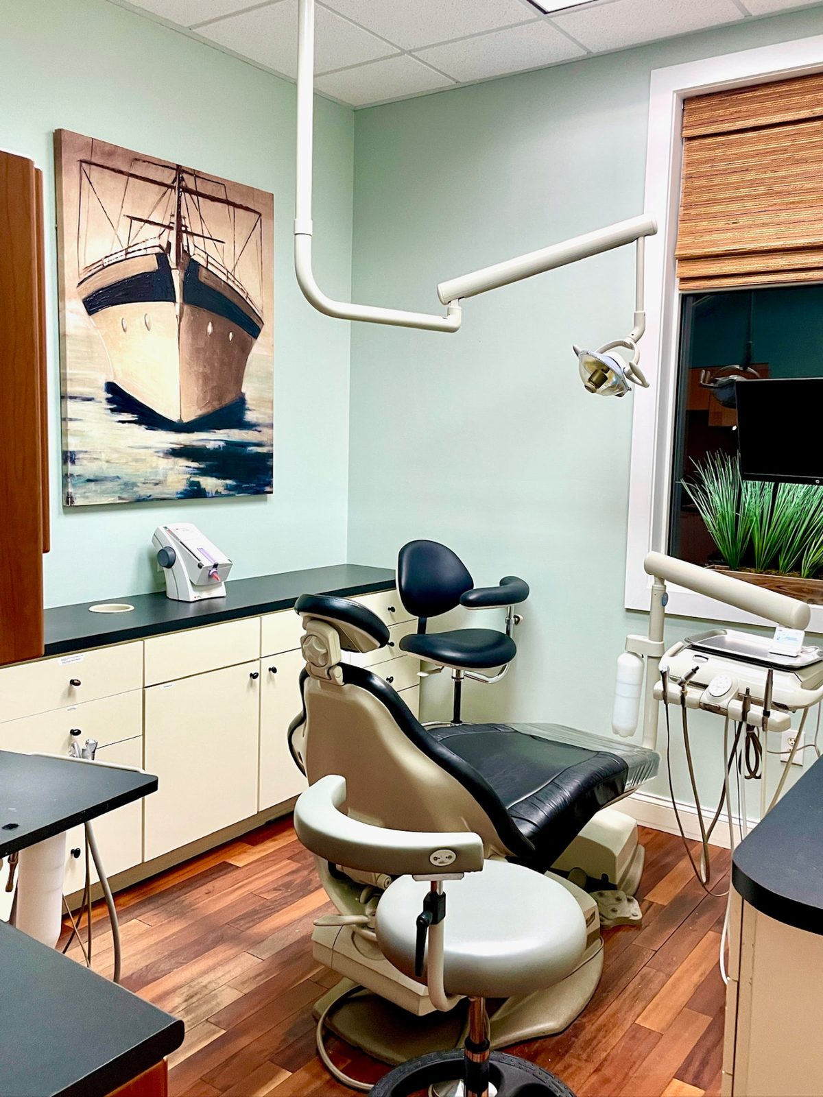 Treatment room at Southern Tides Dentistry